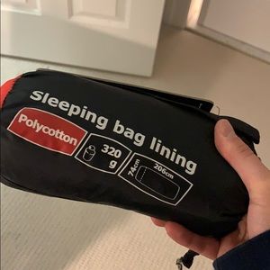 New sleeping bag liner